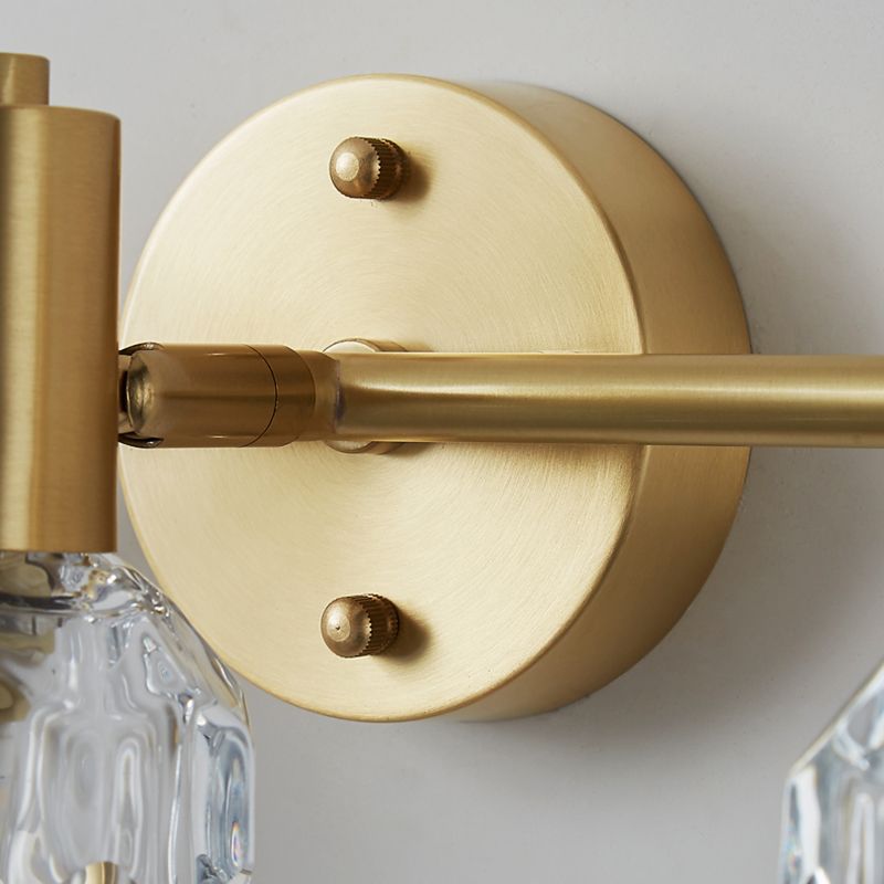 Modern Crystal Wall Lamp – Gold Elegant Design