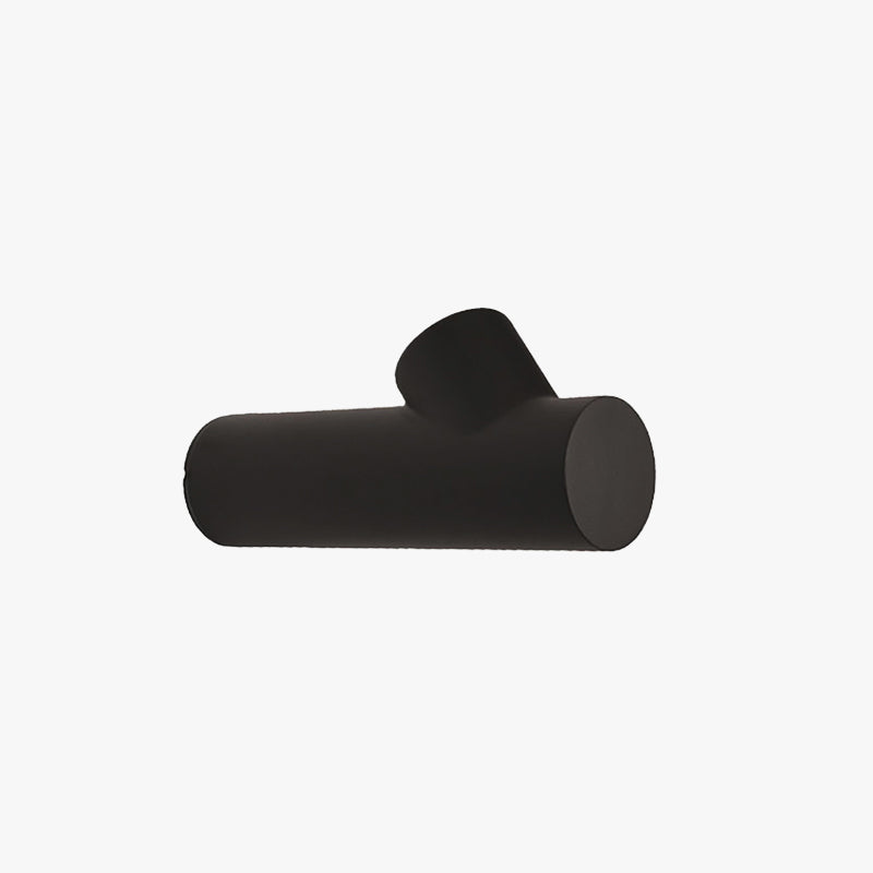 Modern cylindrical LED outdoor wall lamp, available in black or white. Sleek, waterproof design perfect for gardens, patios, and balconies. Energy-efficient and durable.