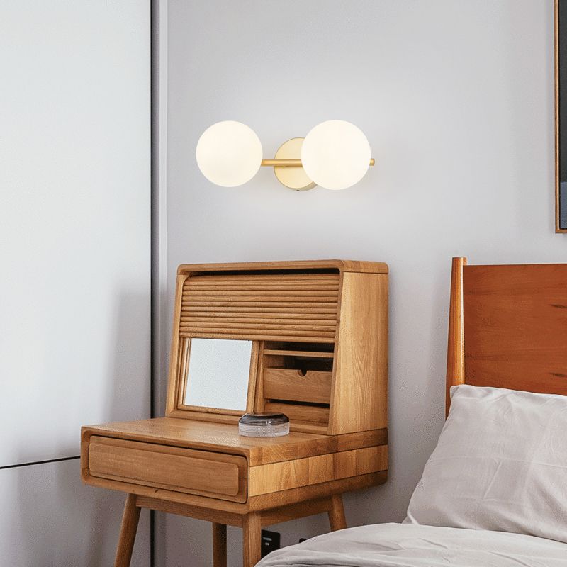 Modern Dome Wall Lamp – Warm & Dimmable Light