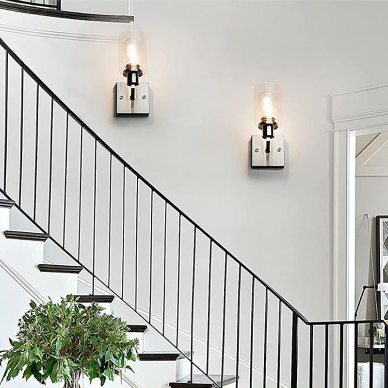Modern Dual Shade Wall Lamp – Minimalist Style