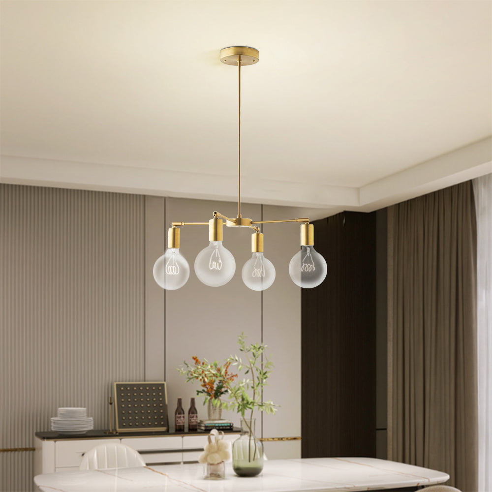 Mid-Century Modern Chandelier & Adjustable Arms