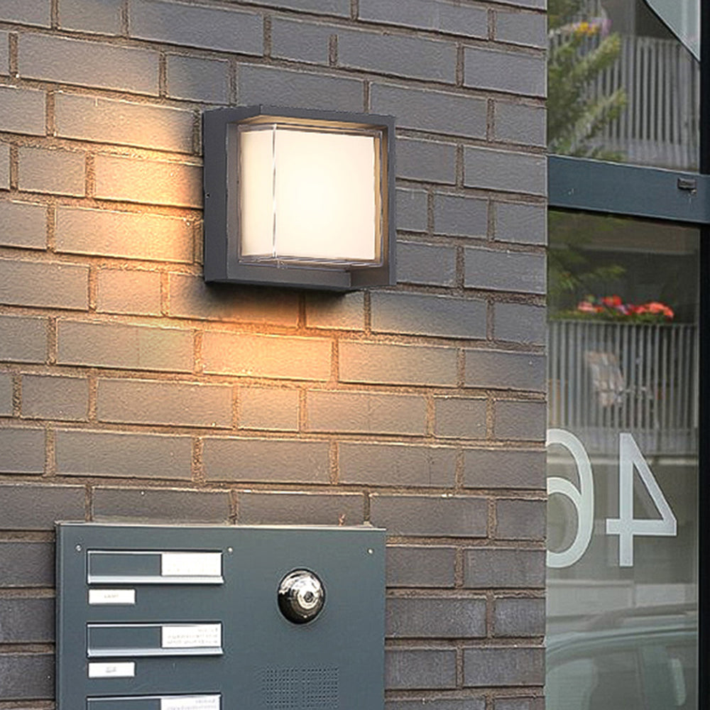 Modern Round and Rectangular LED Outdoor Wall Lamp – Waterproof Design