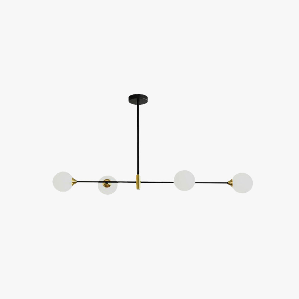 Modern Linear Pendant Light with Spherical Shades | BRILLTY