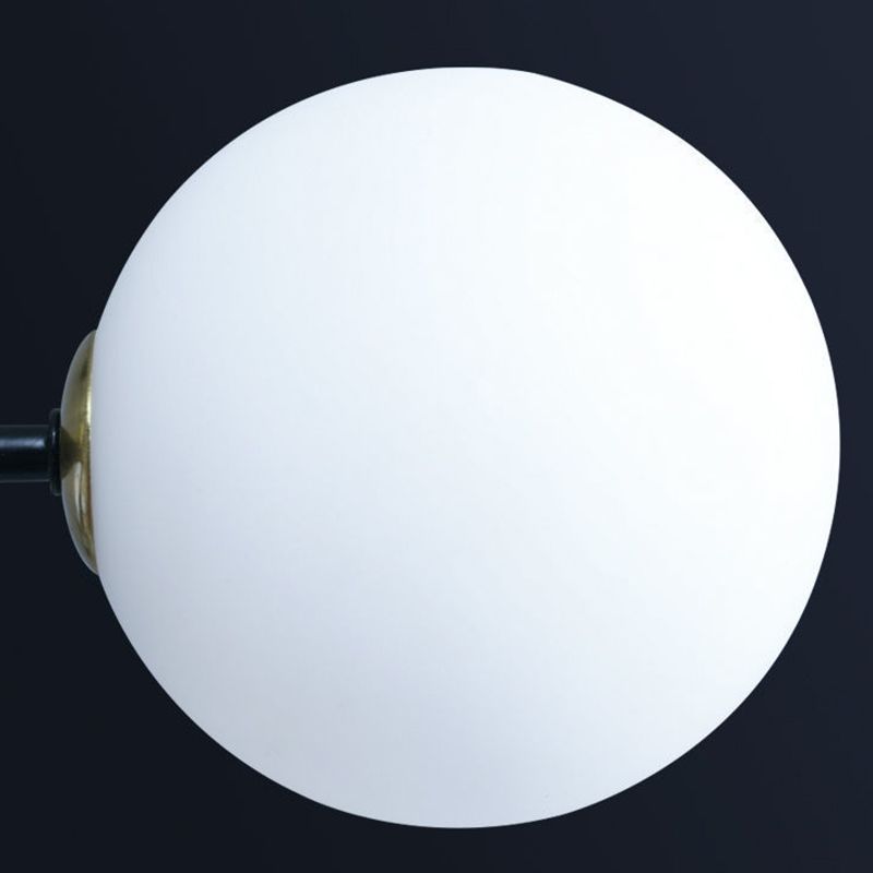 Modern Linear Pendant Light with Spherical Shades