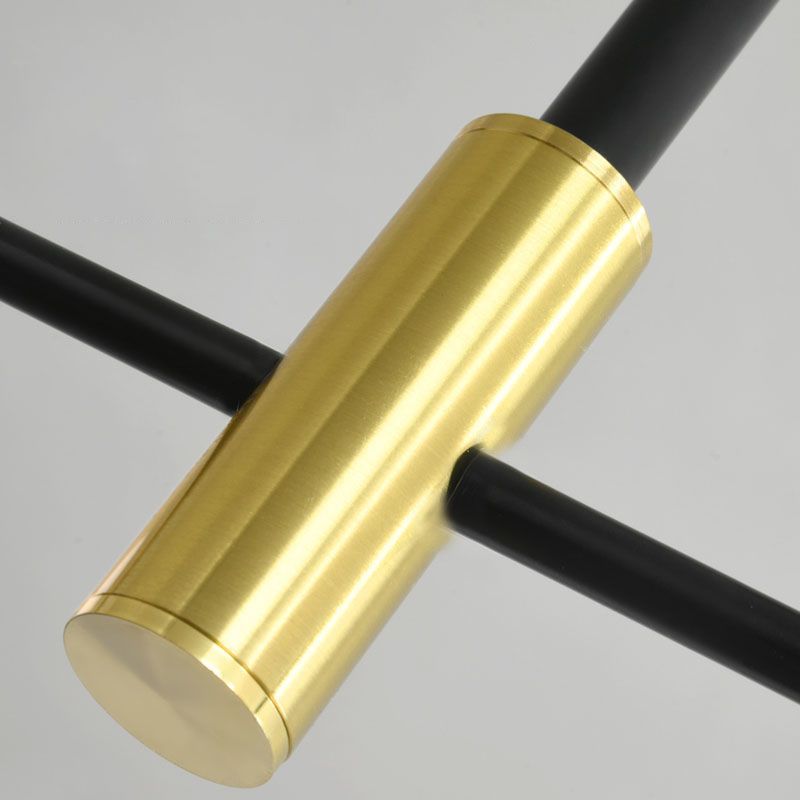 Modern Linear Pendant Light with Spherical Shades
