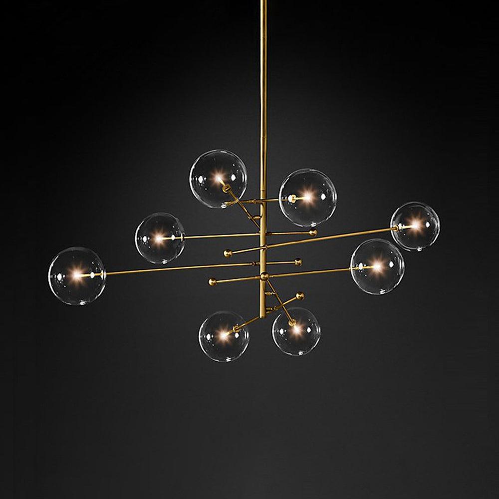 Modern Multi-Arm Chandelier & Mid-Century Style