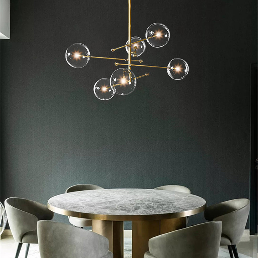 Modern Multi-Arm Chandelier & Mid-Century Style