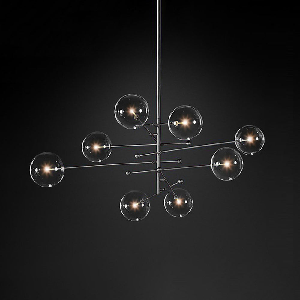 Modern Multi-Arm Chandelier & Mid-Century Style