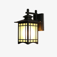 Outdoor Lantern Wall Light in Black or Bronze – Waterproof Exterior Lighting