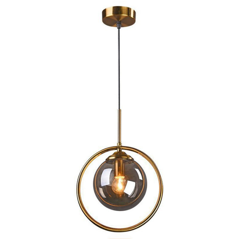 Modern Pendant Light & Glass Shade Elegance