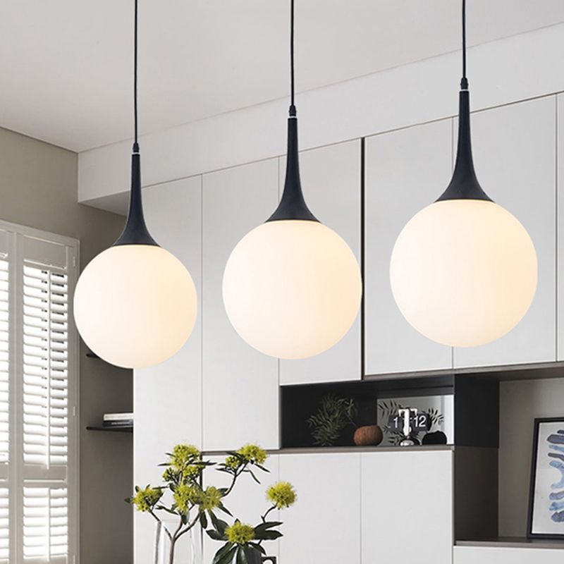 Modern Pendant Light & Spherical Shade Design