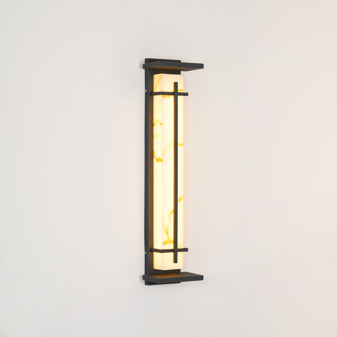 Modern Rectangular LED Outdoor Wall Light with Waterproof Design