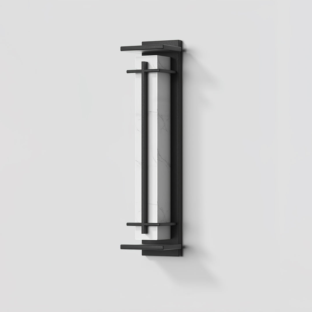 Modern Rectangular LED Outdoor Wall Light with Waterproof Design