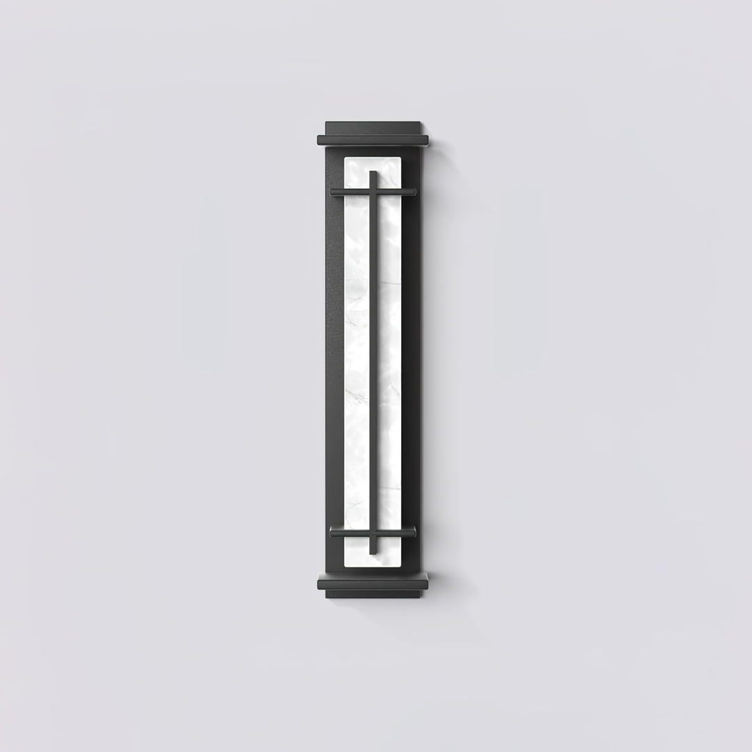 Modern Rectangular LED Outdoor Wall Light with Waterproof Design