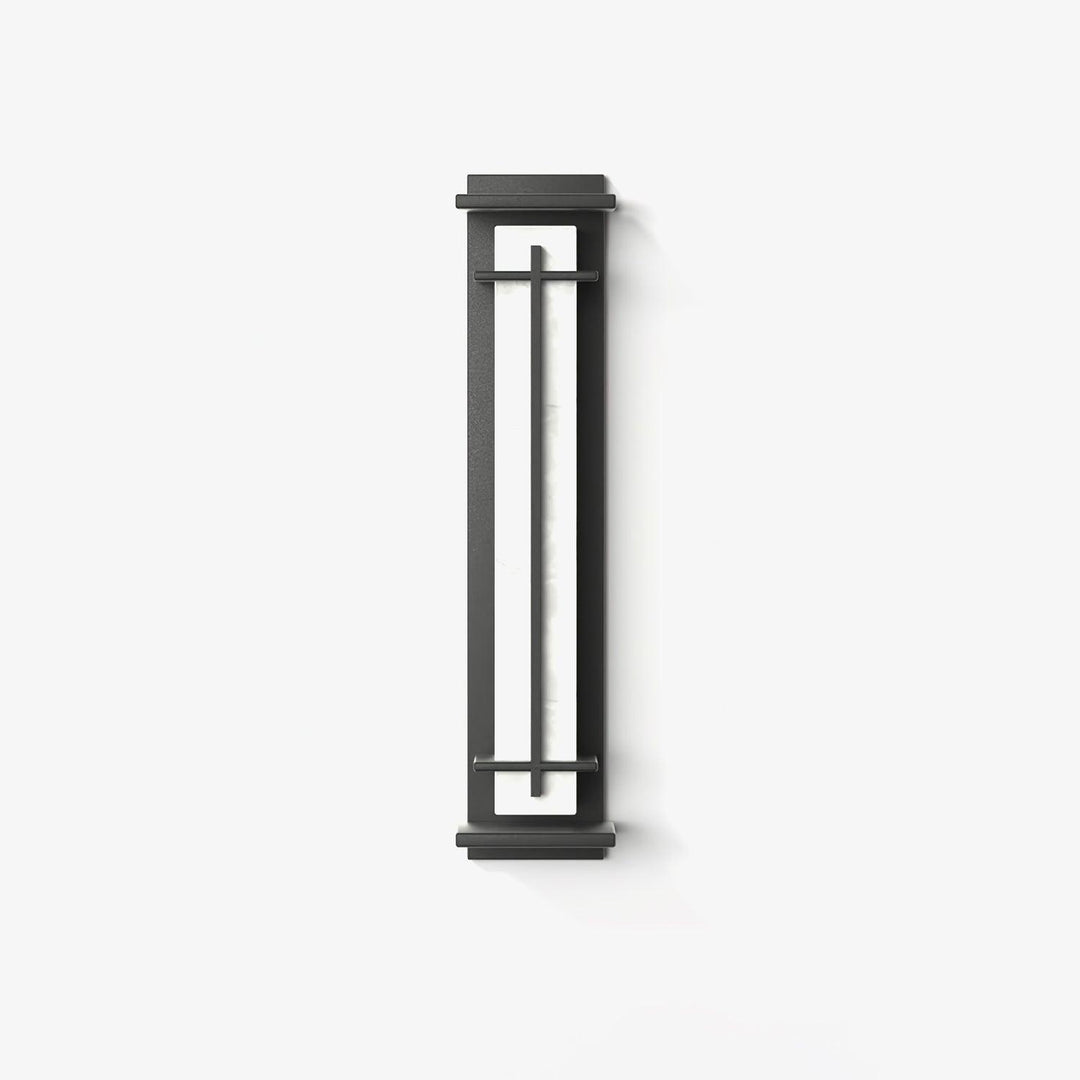 Modern rectangular LED outdoor wall light with a waterproof design, ideal for illuminating patios, porches, and garden areas. Stylish and energy-efficient.
