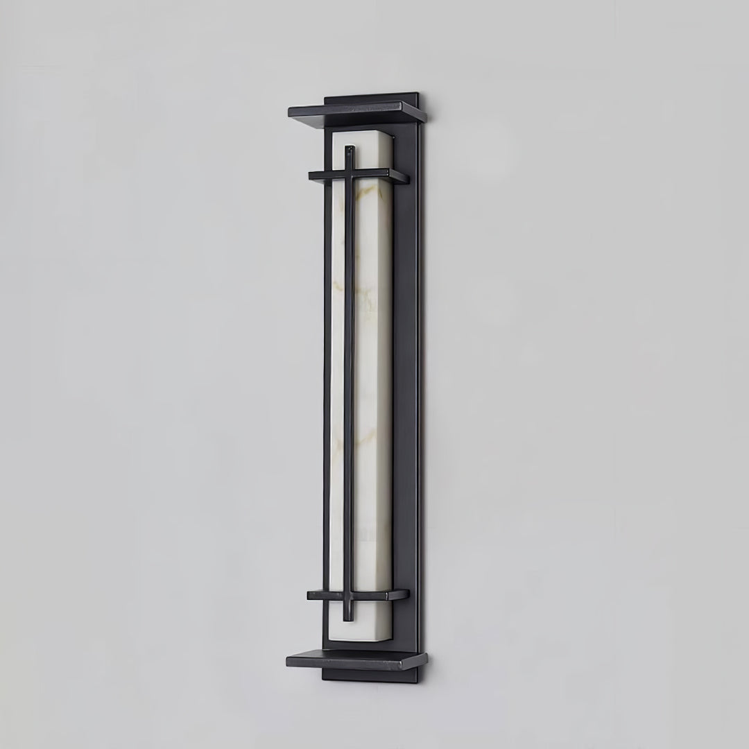 Modern Rectangular LED Outdoor Wall Light with Waterproof Design