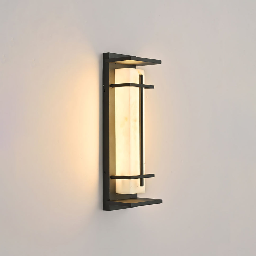Modern Rectangular LED Outdoor Wall Light with Waterproof Design