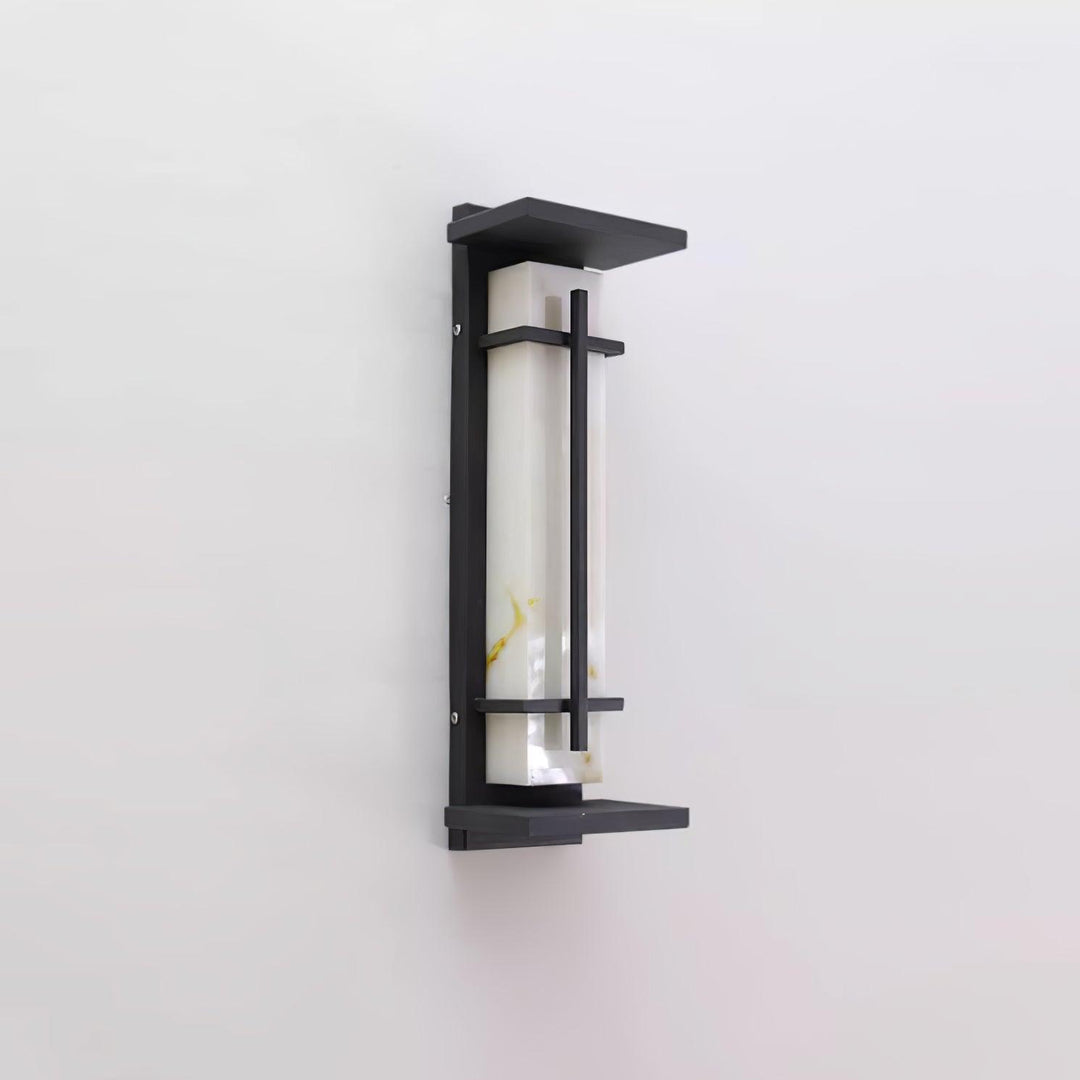 Modern Rectangular LED Outdoor Wall Light with Waterproof Design