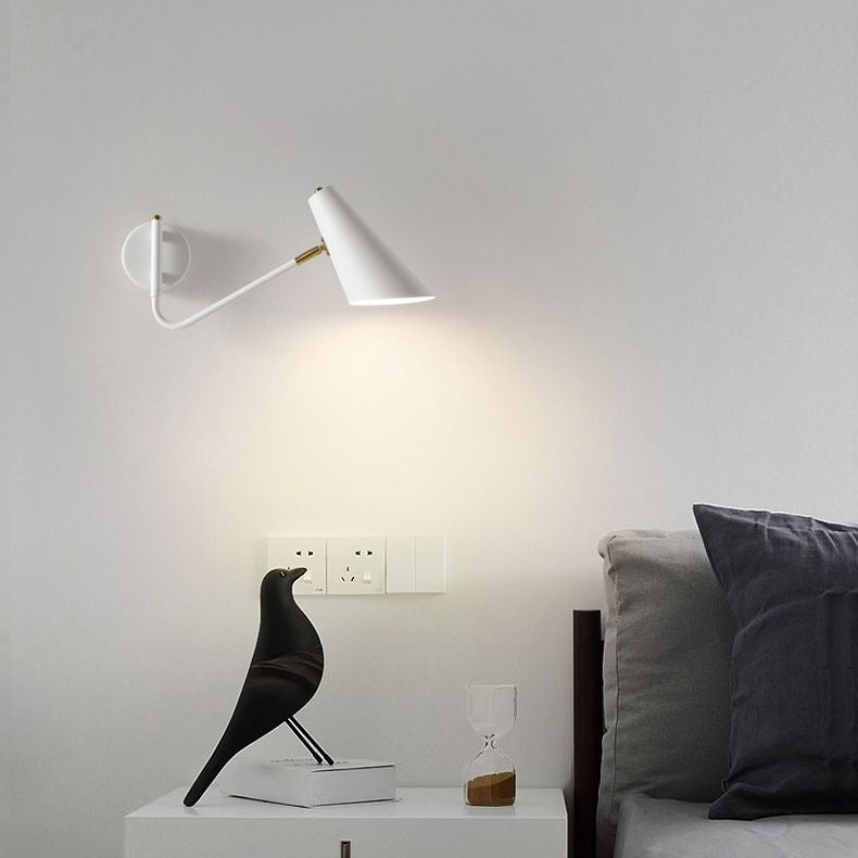 Modern Scandinavian Wall Lamp with Rotatable Arm