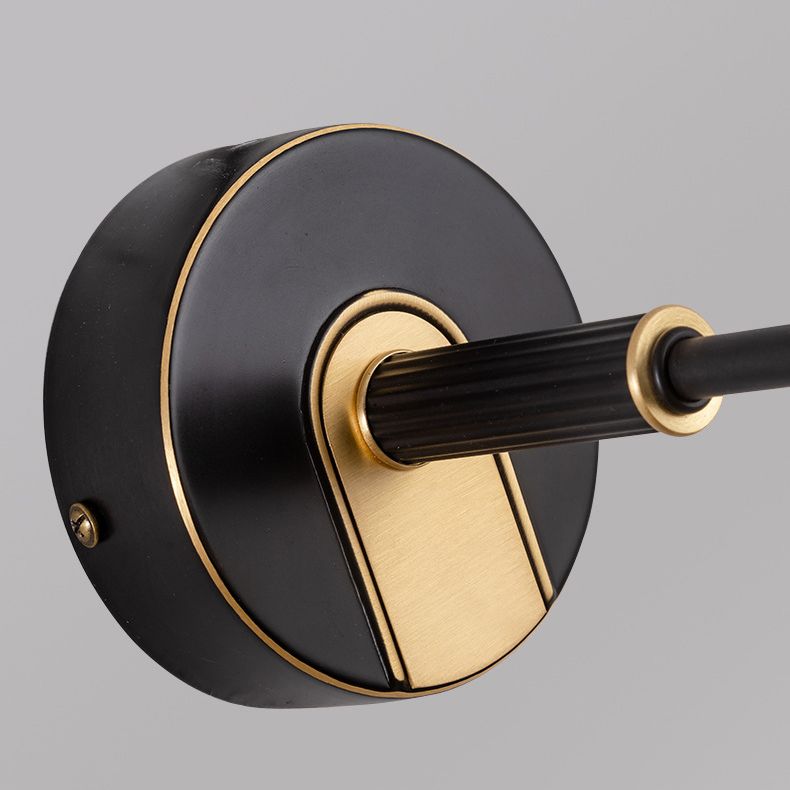 Modern Wall Lamp – Minimalist Black & Brass