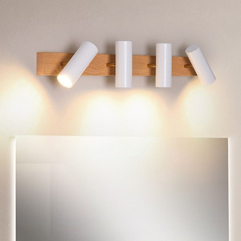 Modern Wall Lamp with Adjustable Spotlight