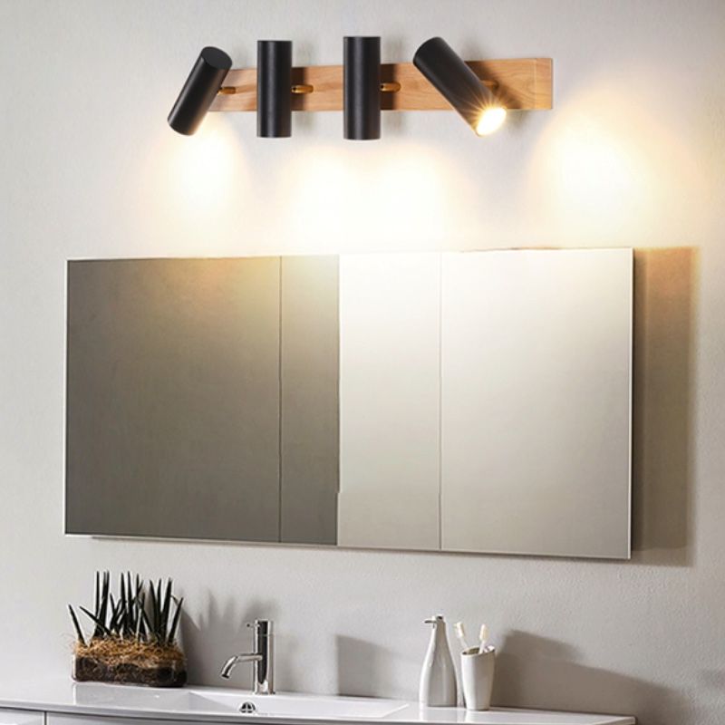 Modern Wall Lamp with Adjustable Spotlight