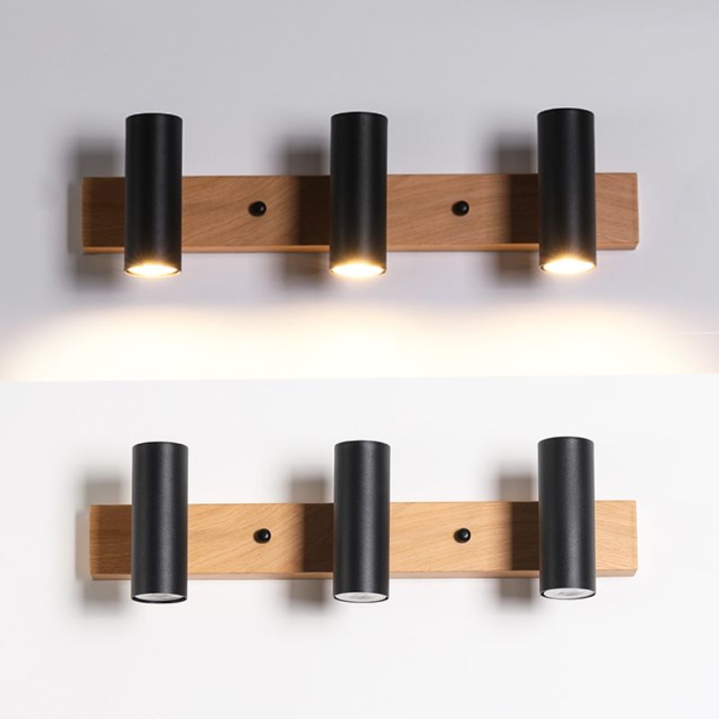 Modern Wall Lamp with Adjustable Spotlight