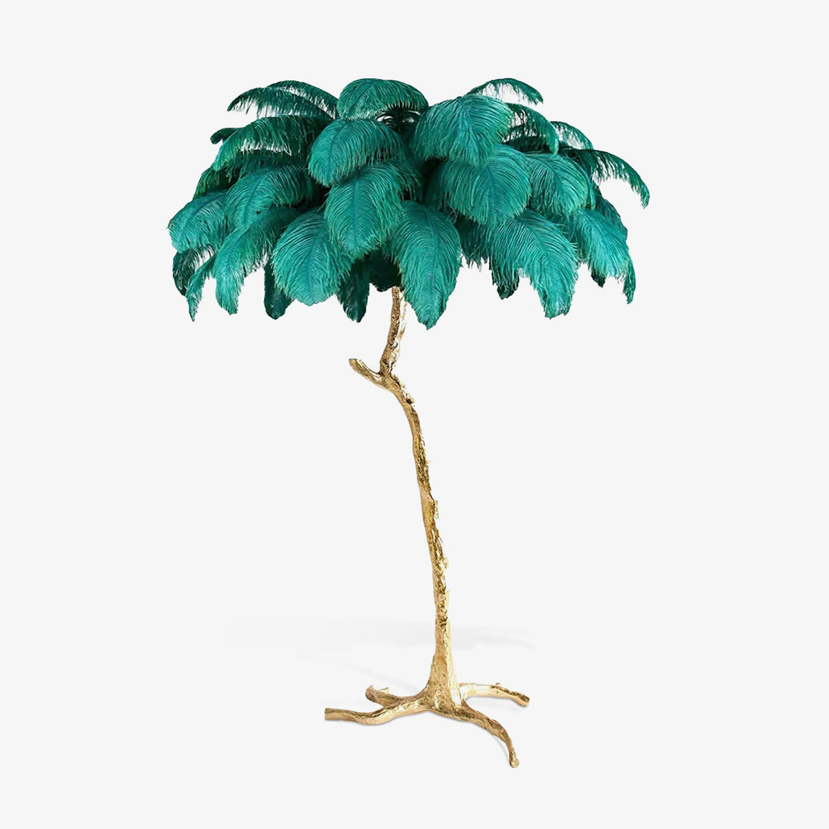 Bohemian branch-like Floor Lamp – Feather Canopy