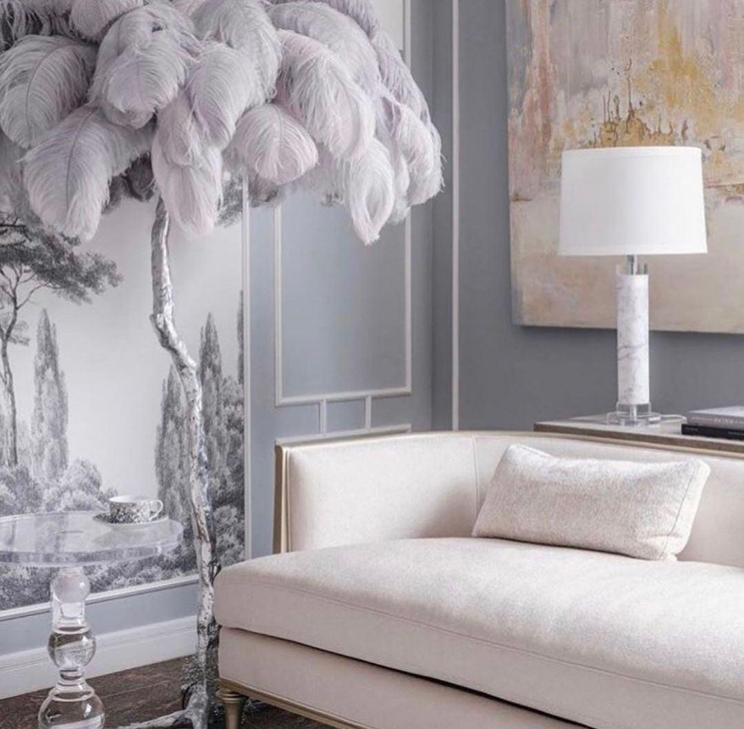 Bohemian branch-like Floor Lamp – Feather Canopy
