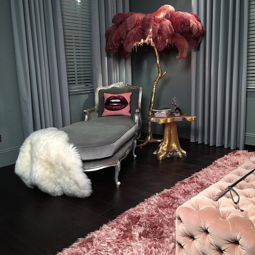 Bohemian branch-like Floor Lamp – Feather Canopy