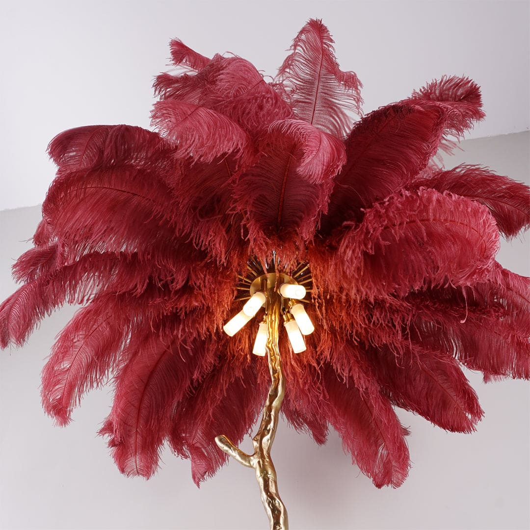 Bohemian branch-like Floor Lamp – Feather Canopy