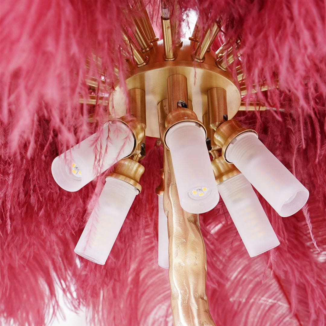 Bohemian branch-like Floor Lamp – Feather Canopy
