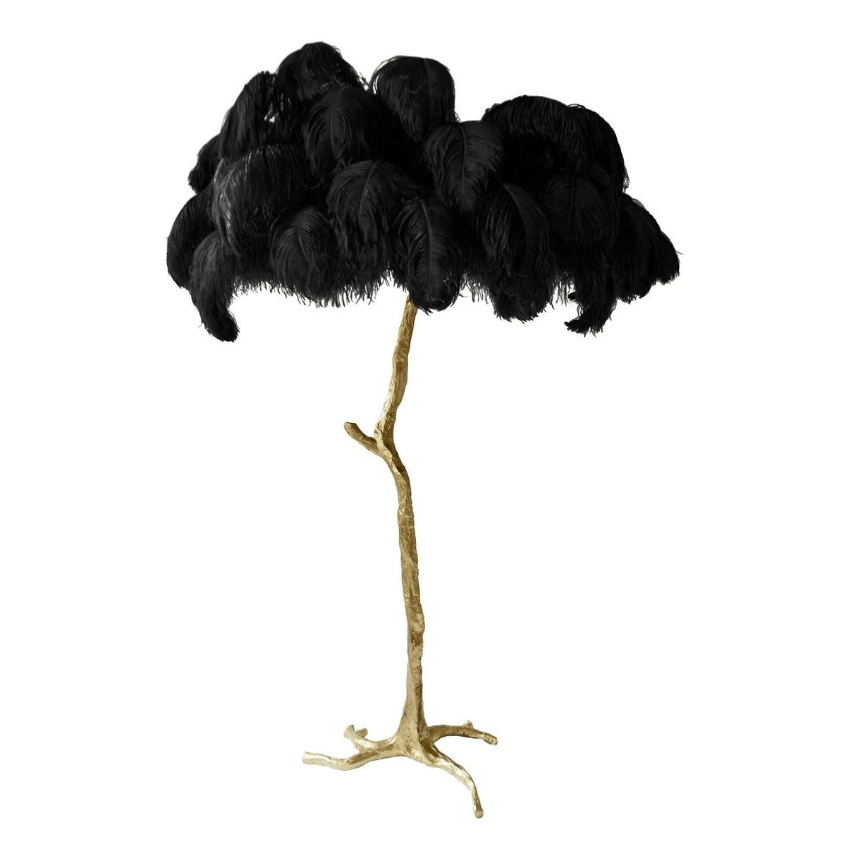 Bohemian branch-like Floor Lamp – Feather Canopy