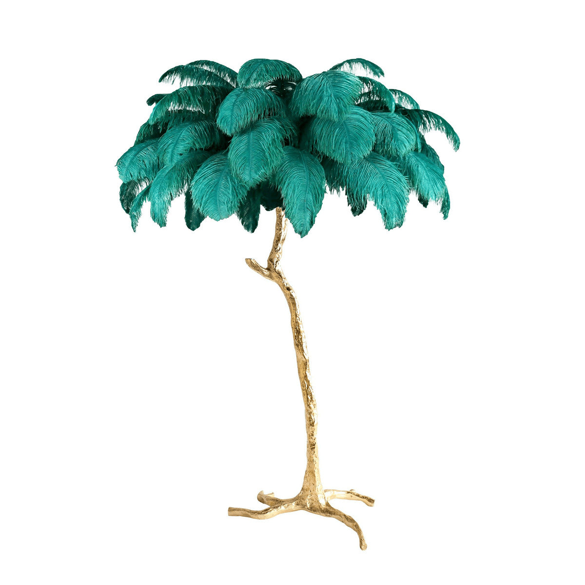 Bohemian branch-like Floor Lamp – Feather Canopy