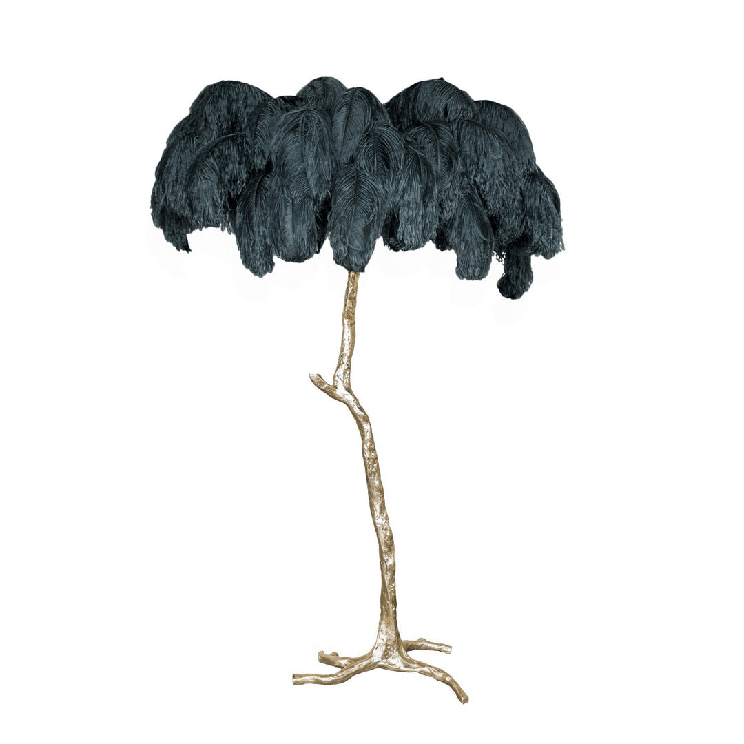 Bohemian branch-like Floor Lamp – Feather Canopy