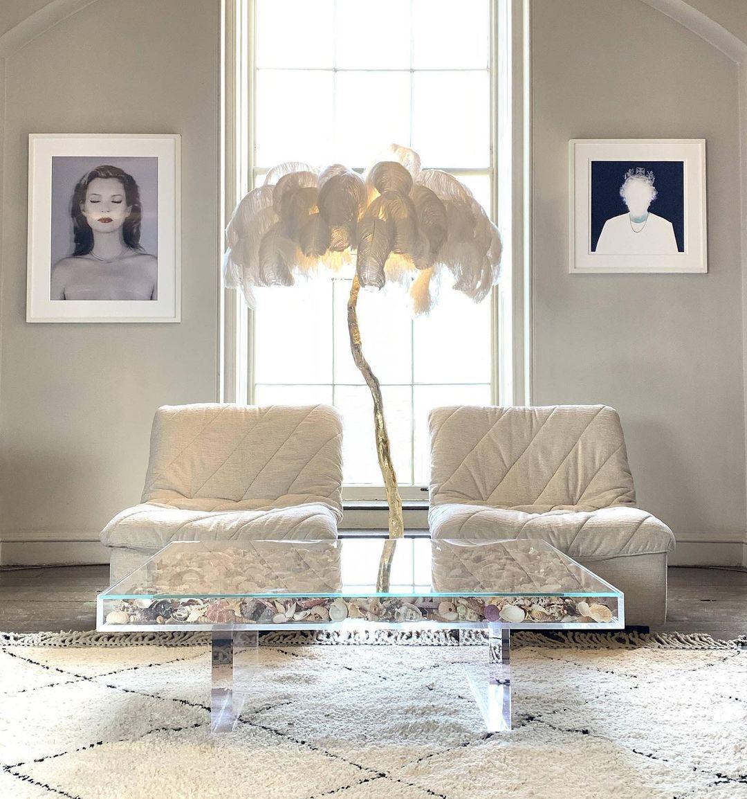 Bohemian branch-like Floor Lamp – Feather Canopy
