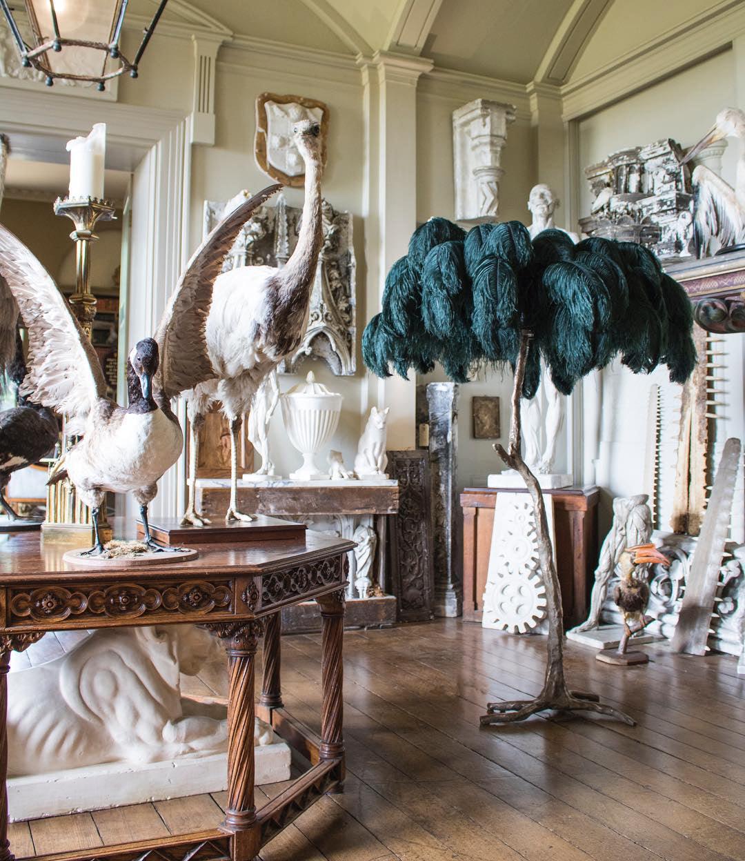 Bohemian branch-like Floor Lamp – Feather Canopy