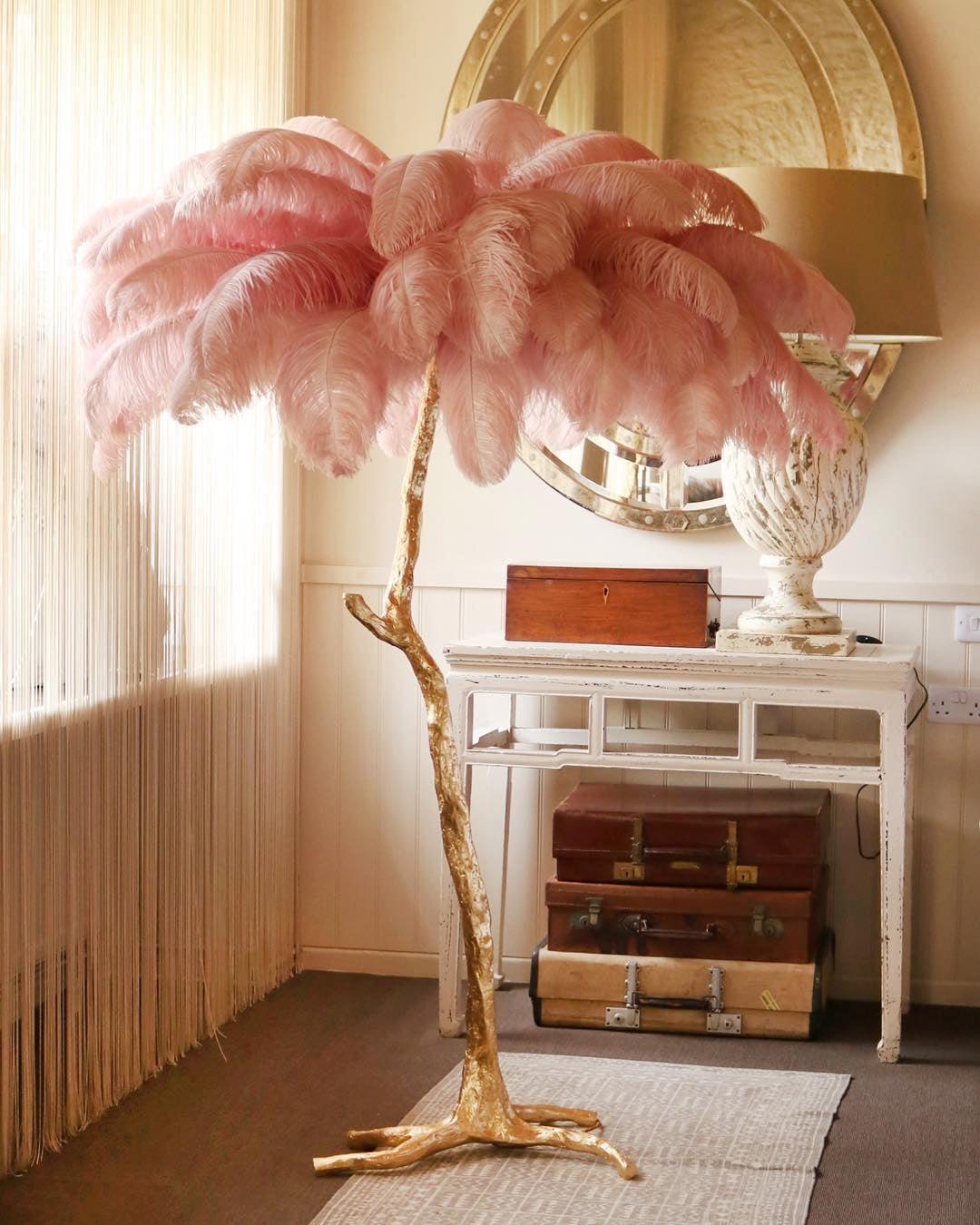 Bohemian branch-like Floor Lamp – Feather Canopy