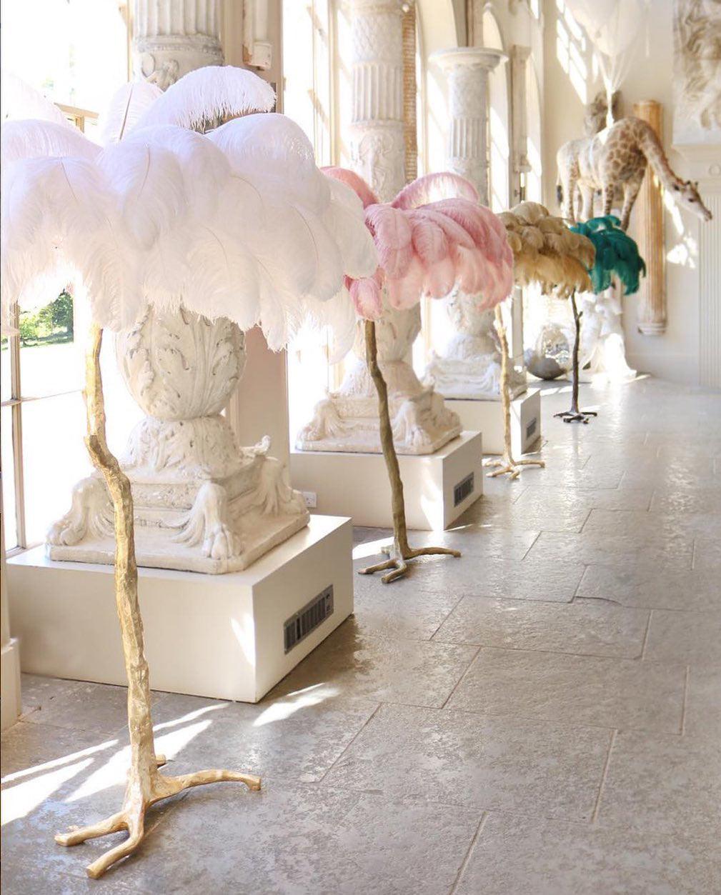 Bohemian branch-like Floor Lamp – Feather Canopy