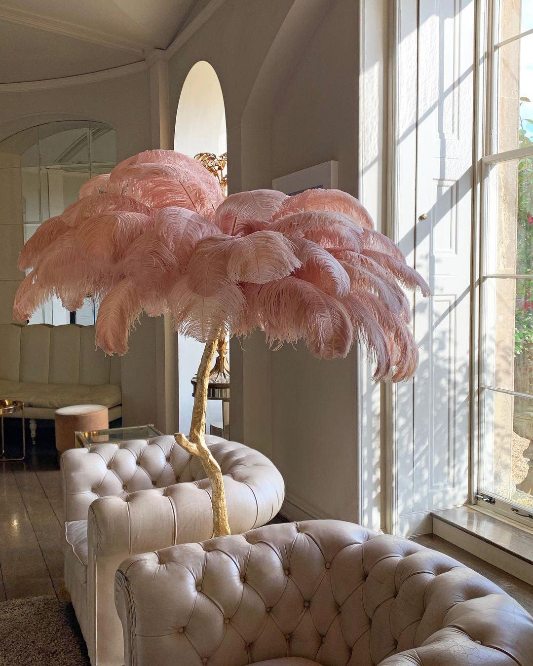 Bohemian branch-like Floor Lamp – Feather Canopy