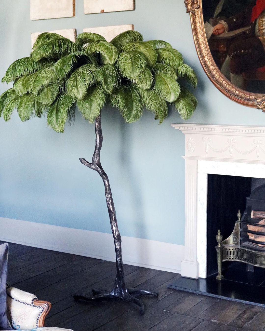 Bohemian branch-like Floor Lamp – Feather Canopy