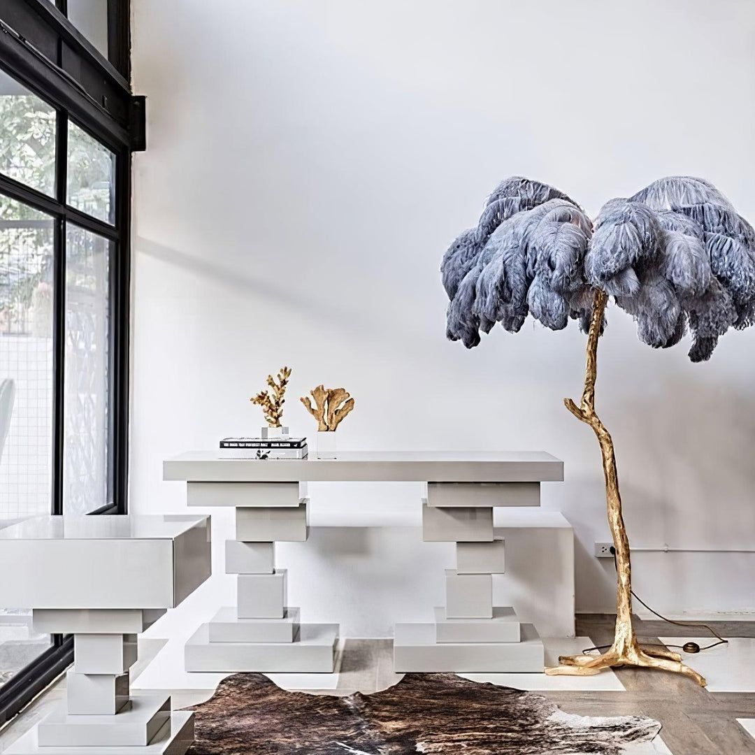 Bohemian branch-like Floor Lamp – Feather Canopy