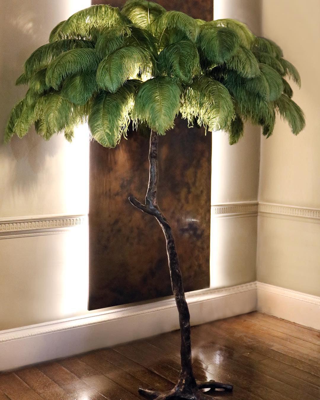 Bohemian branch-like Floor Lamp – Feather Canopy