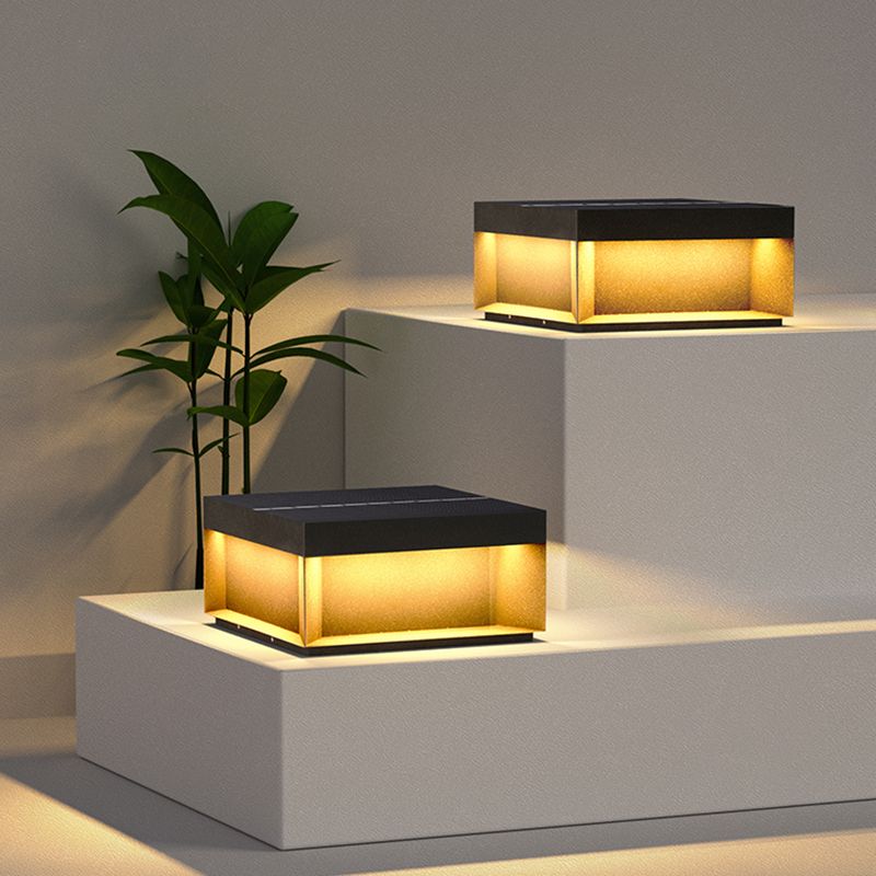 Outdoor Black-Industrial Post&Pier Mount Light