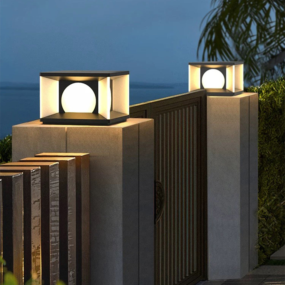 Outdoor-Contemporary Post & Pier Mount Light
