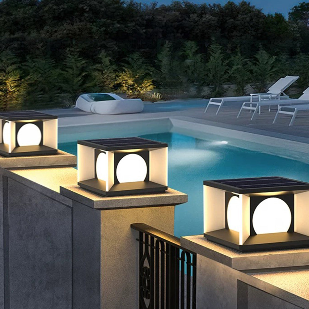 Outdoor-Contemporary Post & Pier Mount Light