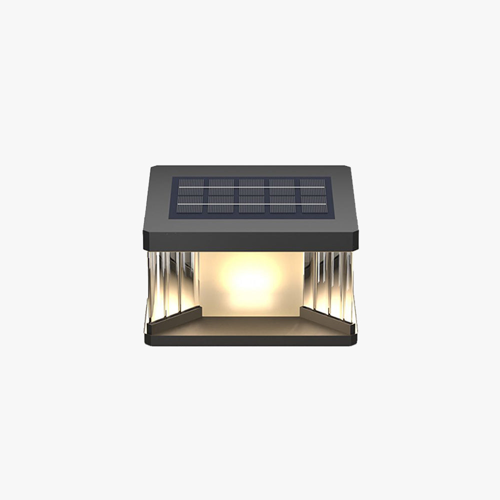 Outdoor Contemporary Solar Wall/Post Light