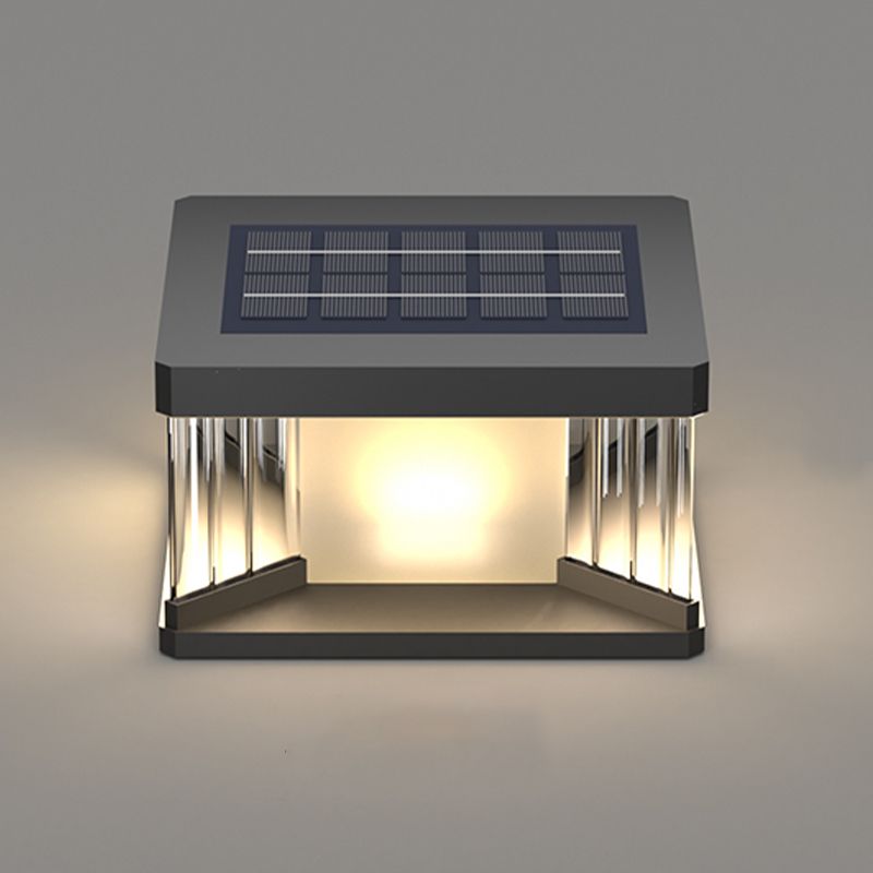 Outdoor Contemporary Solar Wall/Post Light