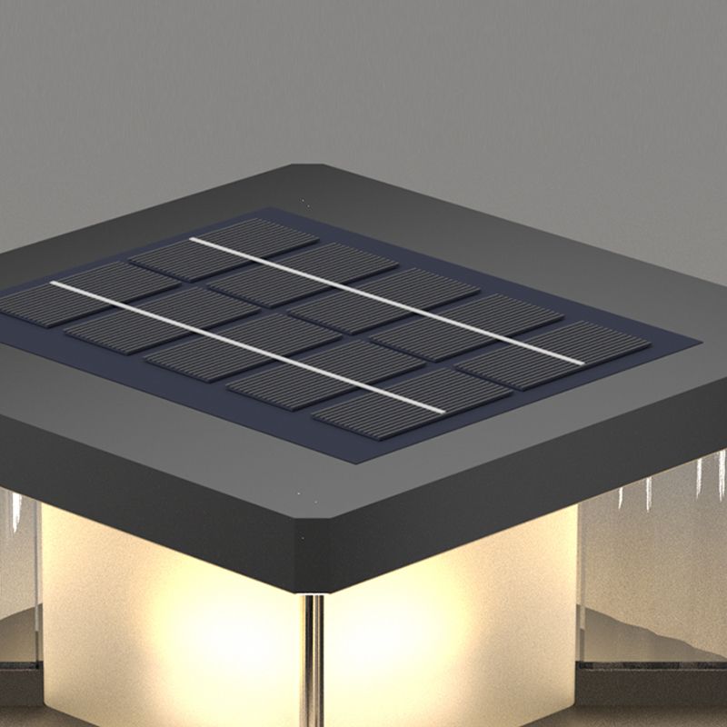 Outdoor Contemporary Solar Wall/Post Light