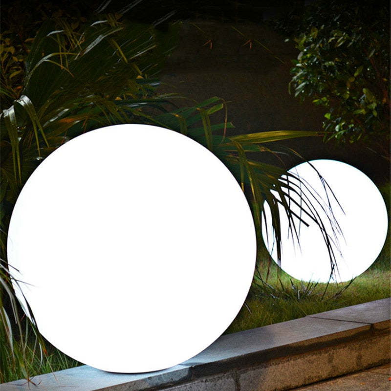 Outdoor Dual-Round Acrylic Landscape Light